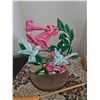 Image 2 : Decor Pieces on Upholstered Stool