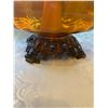 Image 5 : Vintage 1970s Amber Glass Table Lamps in Mint Condition