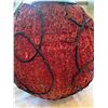 Image 2 : Red Lucite Spaghetti Swag Lamp Pendant 1970s