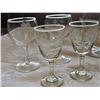Image 3 : Etched Glass Pitcher With Eight Goblets
