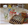Image 1 : Adorable Kitchenware Lot With Juice Jugs, Glasses and More!