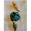 Image 5 : Vintage Ceramic Frog Scrubby Holder With Two MCM Bird Figurines