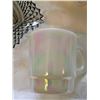 Image 6 : Vintage Fire King Glass Mugs, Bowls, Figurine, and Bell