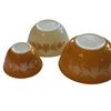 Image 1 : Pyrex Mixing Bowls Set Butterfly Gold