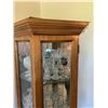 Image 2 : Light Up Glass-Front Corner Display Cabinet With Contents
