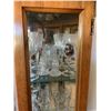 Image 5 : Light Up Glass-Front Corner Display Cabinet With Contents