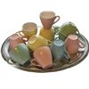 Image 1 : 10 English Pastel Ceramic Cups