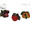 Image 2 : Ceramic Rooster Figurines and Fruit Magnets