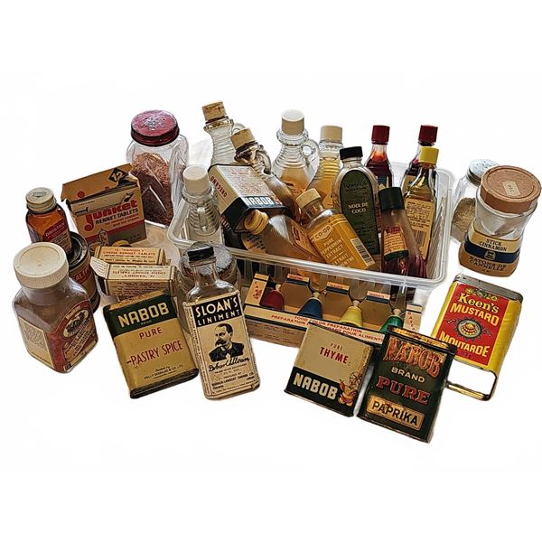 Vintage Spice and Medicine Tins