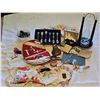 Image 1 : Lot: Spoons, Vanity Set, Ephemera