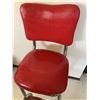 Image 3 : Vintage Red Metal Step Stool Chair