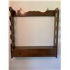 Image 1 : Wall-Mounted Wooden Gun Display Shelf with Drawer