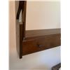 Image 3 : Wall-Mounted Wooden Gun Display Shelf with Drawer
