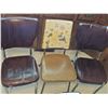 Image 2 : 3 Mid-Century Chairs and Trash Bin