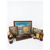 Image 10 : Decor Lot With Replica Flintlock and Fr