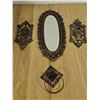 Image 1 : MCM Coppercraft Decorative Wall Decor Set With Mirror