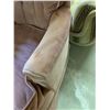 Image 3 : Vintage Blush Pink Upholstered Rocking Armchair