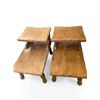 Image 1 : Two-Tier Wooden Side Tables