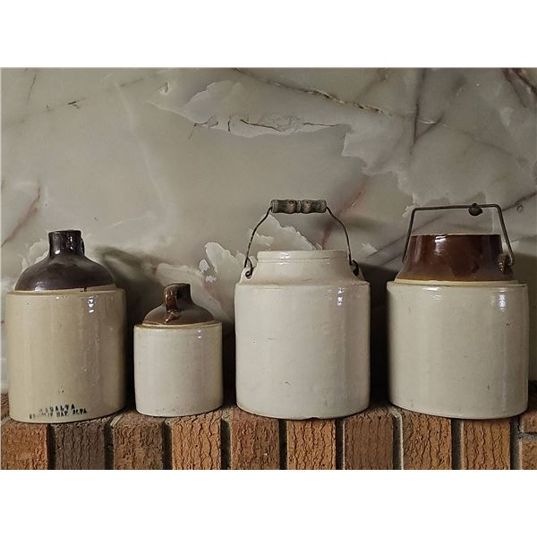 4 Stoneware Jugs and Crocks