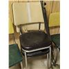 Image 3 : 3 Vinyl and Metal Chairs, Vintage Floor Polisher