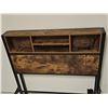 Image 3 : Metal and Wood Twin Bed Frame with Storage in Like New Condition