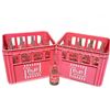 Image 2 : The Pop Shoppe Glass Bottles in Original Red Crates, Set of 24