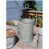 Image 5 : Four Galvanized Metal Utility Buckets