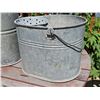 Image 6 : Four Galvanized Metal Utility Buckets