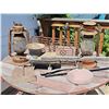 Image 1 : Vintage Farm and Barn Tools, Lanterns and Grinder