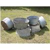Image 11 : Life @ Home Gas Grill and Set of Seven Galvanized Tubs