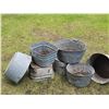 Image 9 : Life @ Home Gas Grill and Set of Seven Galvanized Tubs