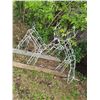 Image 2 : White Wire Lighted Christmas Deer Yard Decorations