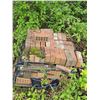 Image 1 : Pallet of Red Clay Hollow Bricks With Moss and Weathering