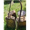 Image 13 : Vintage Farm Equipment, Metal Barrels, and Oil Cans