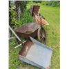 Image 4 : Vintage Farm Equipment, Metal Barrels, and Oil Cans