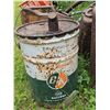 Image 6 : Vintage Farm Equipment, Metal Barrels, and Oil Cans