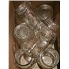 Image 2 : Large Assortment of Glass Mason and Canning Jars with Lids