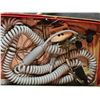 Image 10 : Lot: Saxophone, Guitar Neck, Microphone, Music Stand, Strings