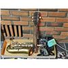 Image 2 : Lot: Saxophone, Guitar Neck, Microphone, Music Stand, Strings