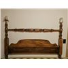 Image 5 : Living Room Group: Couch, Ottoman, 4 Vinyl Chairs, Wooden Headboard
