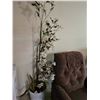 Image 3 : Brown Fabric Power Lift Recliner Armchair