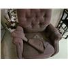 Image 4 : Brown Fabric Power Lift Recliner Armchair