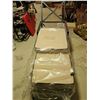Image 1 : Outdoor Metal Patio Chaise Lounge with Cushions