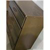 Image 6 : Four-Drawer Wooden Dresser with Brass Handles