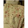 Image 2 : Floral Bed Linens and Quilts Lot