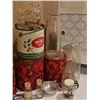 Image 5 : Kitchen Containers, Bottles, and Cabinet Lot