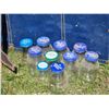 Image 2 : Vintage Blue Metal Steamer Trunk with Vintage  Mason Jars More!