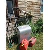 Image 5 : Yard Tools, Fuel Cans, Lawn Roller Lot