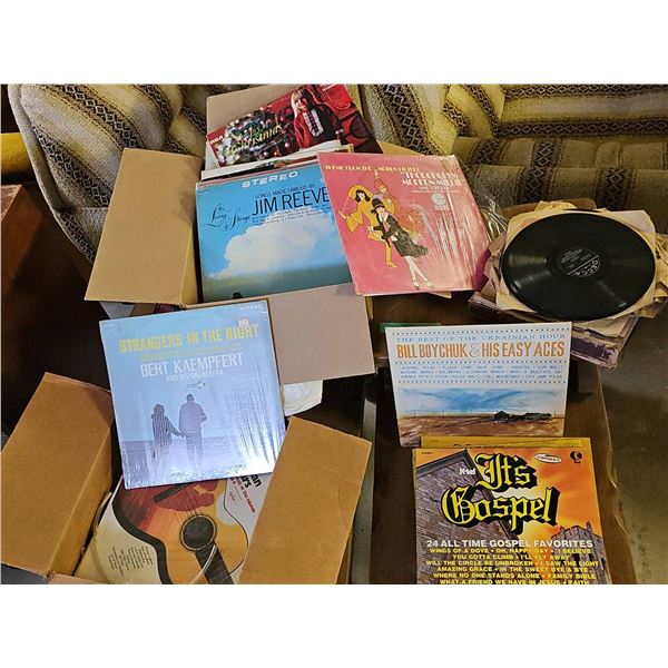 Vinyl Records, LPs, and Instructional Albums, with Eight Track Collection