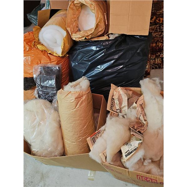 Quilters Paradise Lot! Rolls and Bundles of Wool Batting